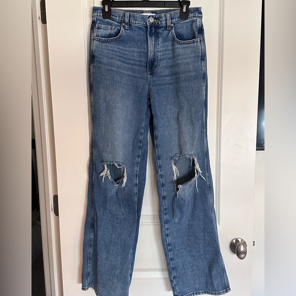Pacsun Baggy Ripped Wide Leg Jeans